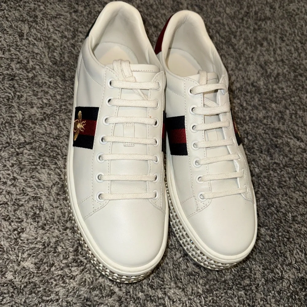 Women’s Gucci Ace Embellished Sneakers - Picture 2 of 8